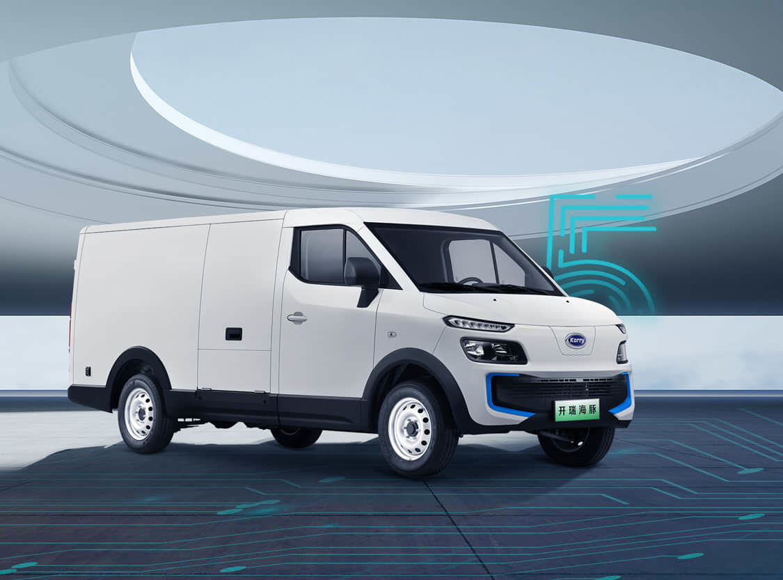 กรณี บริษัท ล่าสุดเกี่ยวกับ DFSK เปิดตัวรถไฟฟ้า Kairui Dolphin EV ปี 2023: ยุคใหม่ในรถไฟฟ้าพาณิชย์